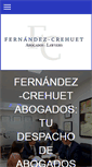 Mobile Screenshot of fernandezcrehuet.com